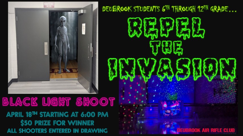 Black Light Shoot Poster